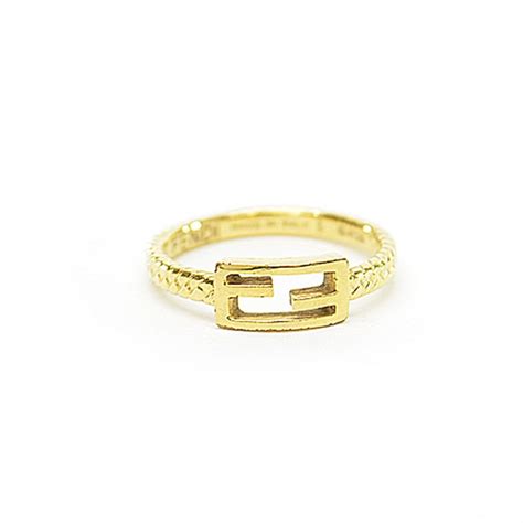 fendi ring baguette|fendi ring gold.